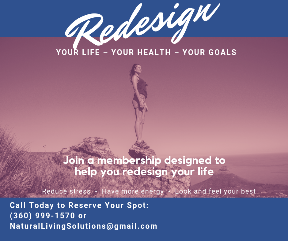 Redesign Your Life, Your Health, Your Goals. Join a membership that will empower you to reduce stress, have more energy and look and feel your best.